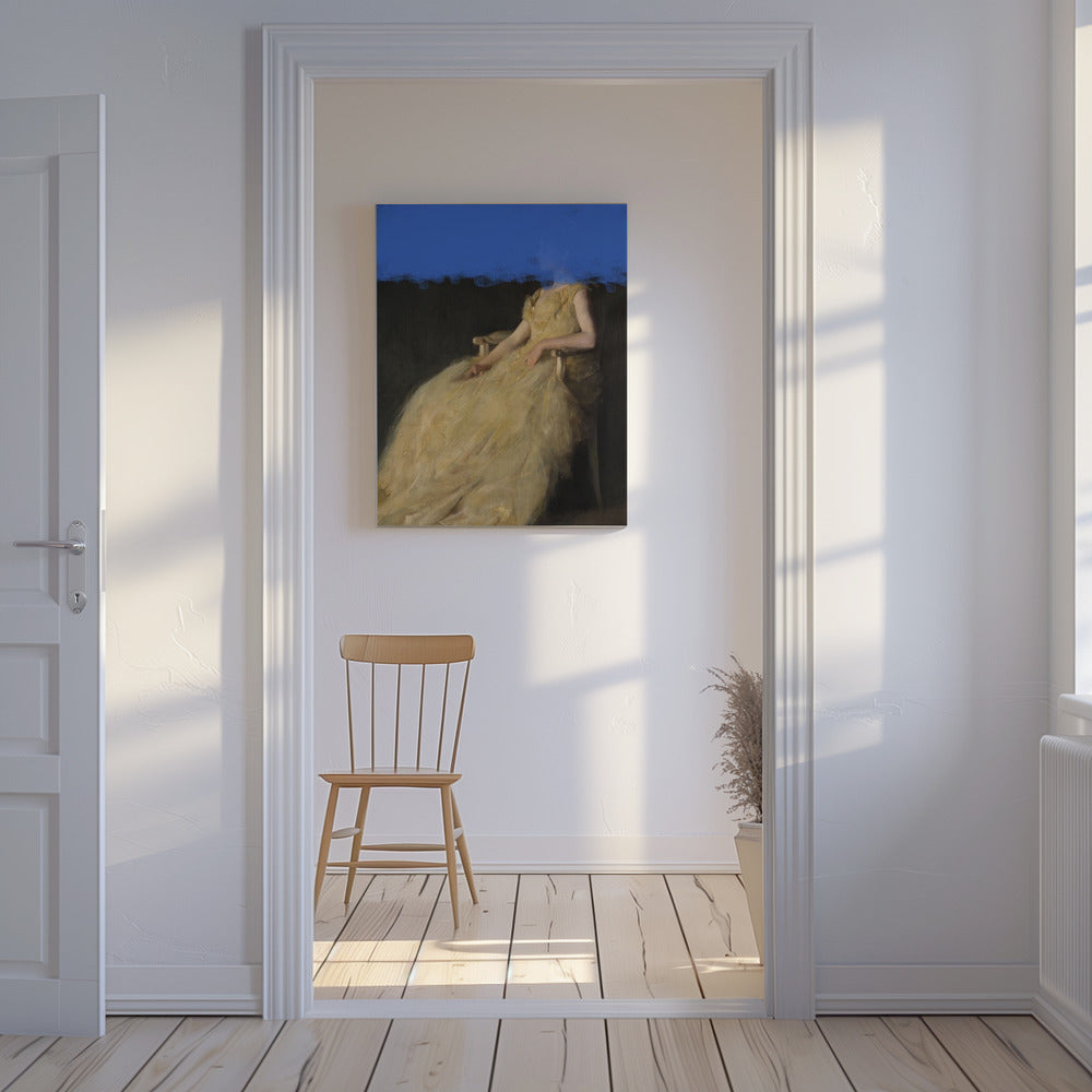 Melancholische Stimmung - Mix Art Media | Leinwand