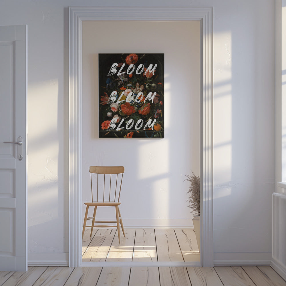 Bloom Vintage Blumen | Leinwand