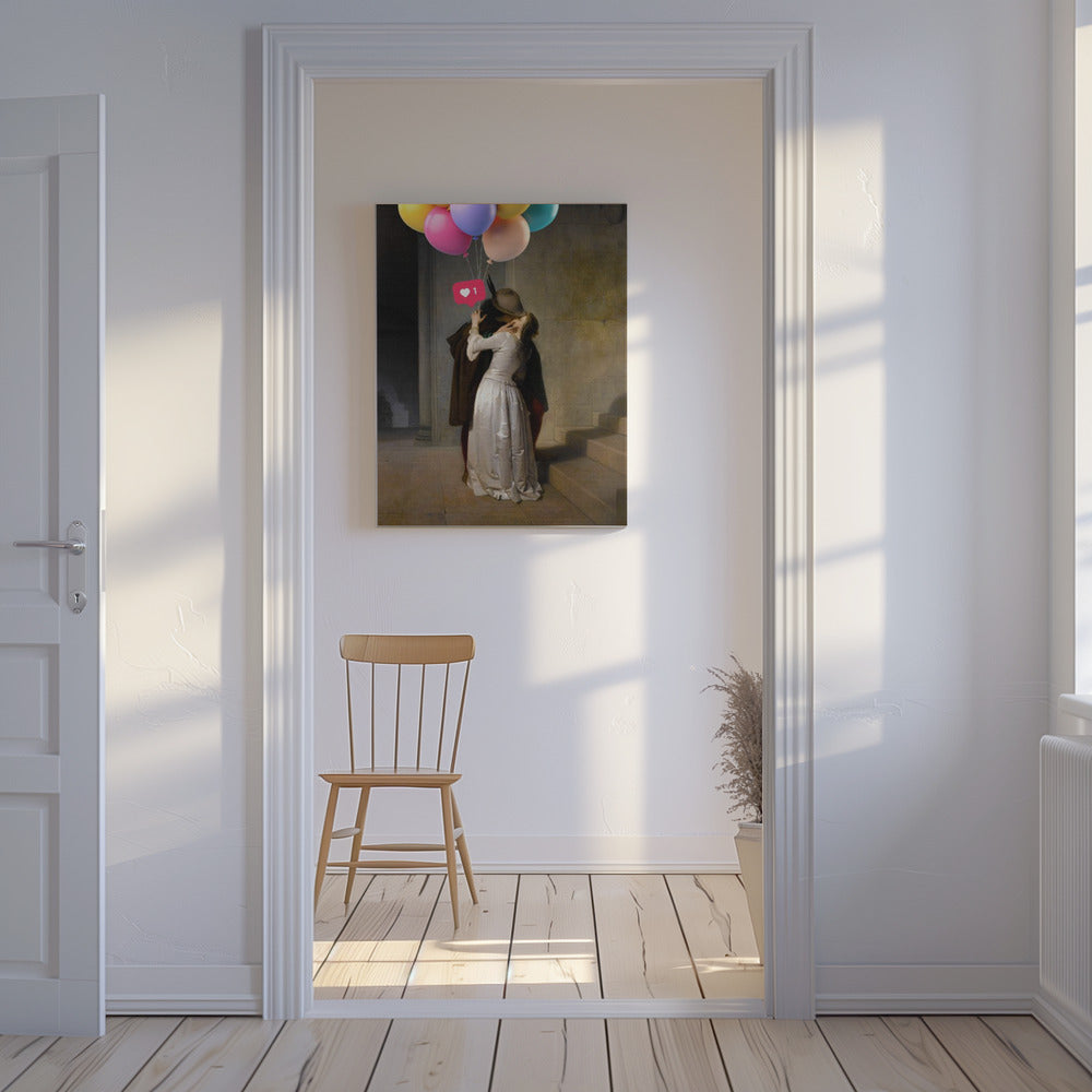 Renaissance Romanse - Veränderte Kunst | Leinwand