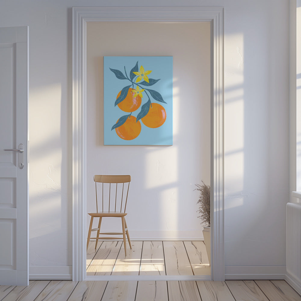 Orange Branch | Canvas