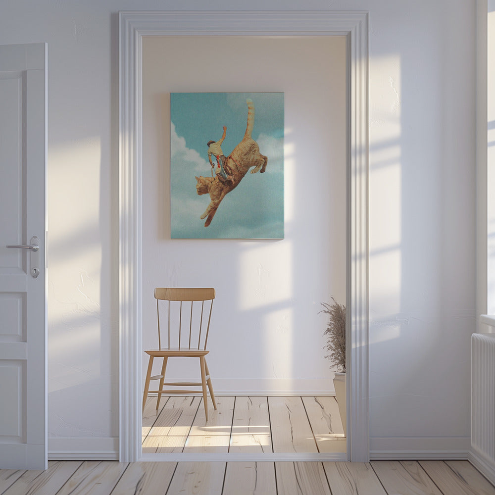 Meehaw Rodio Katze | Leinwand