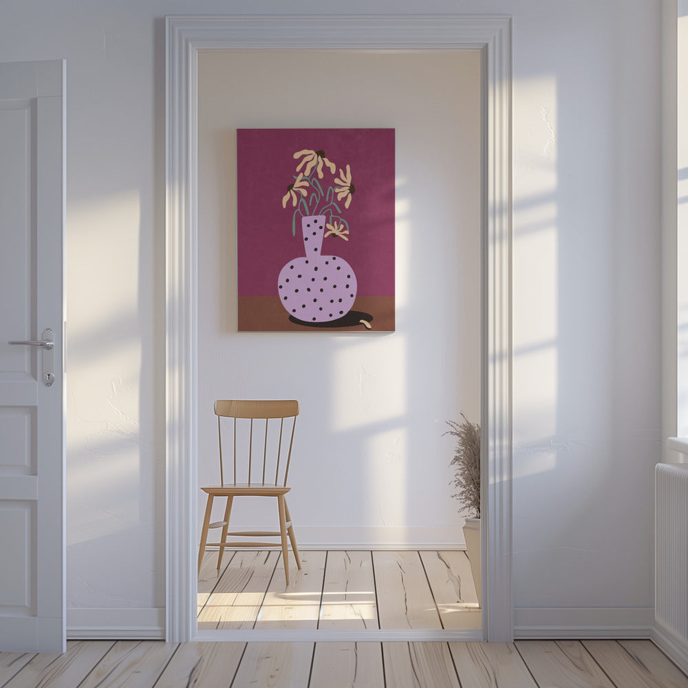 Blumen in Vase | Leinwand
