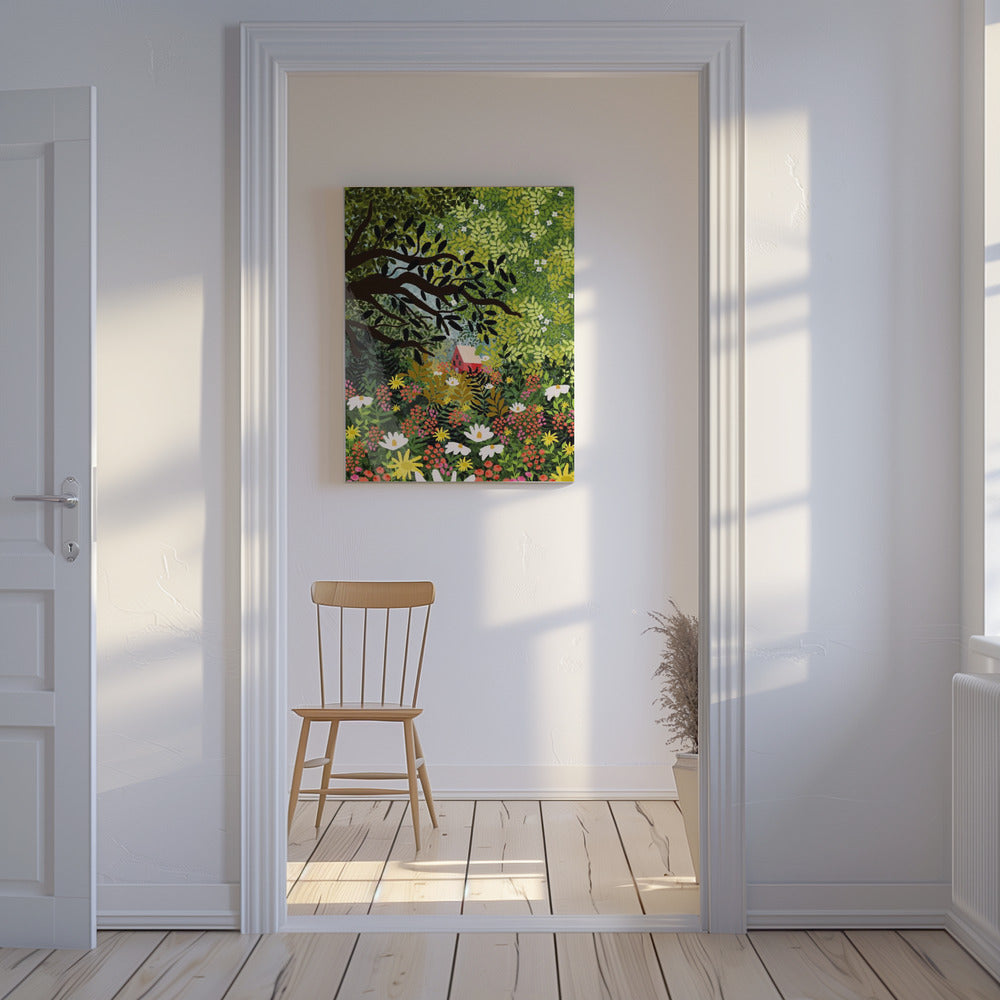Mein Traumhaus | Leinwand