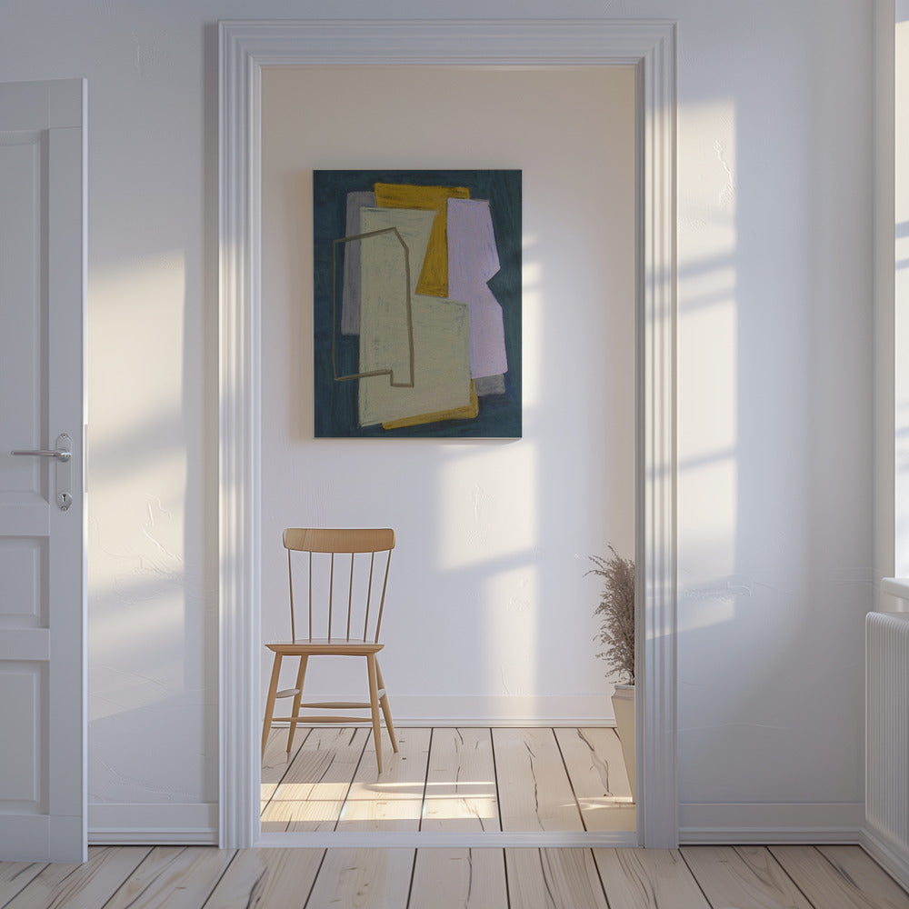Chalk and Shapes 1 | Canvas