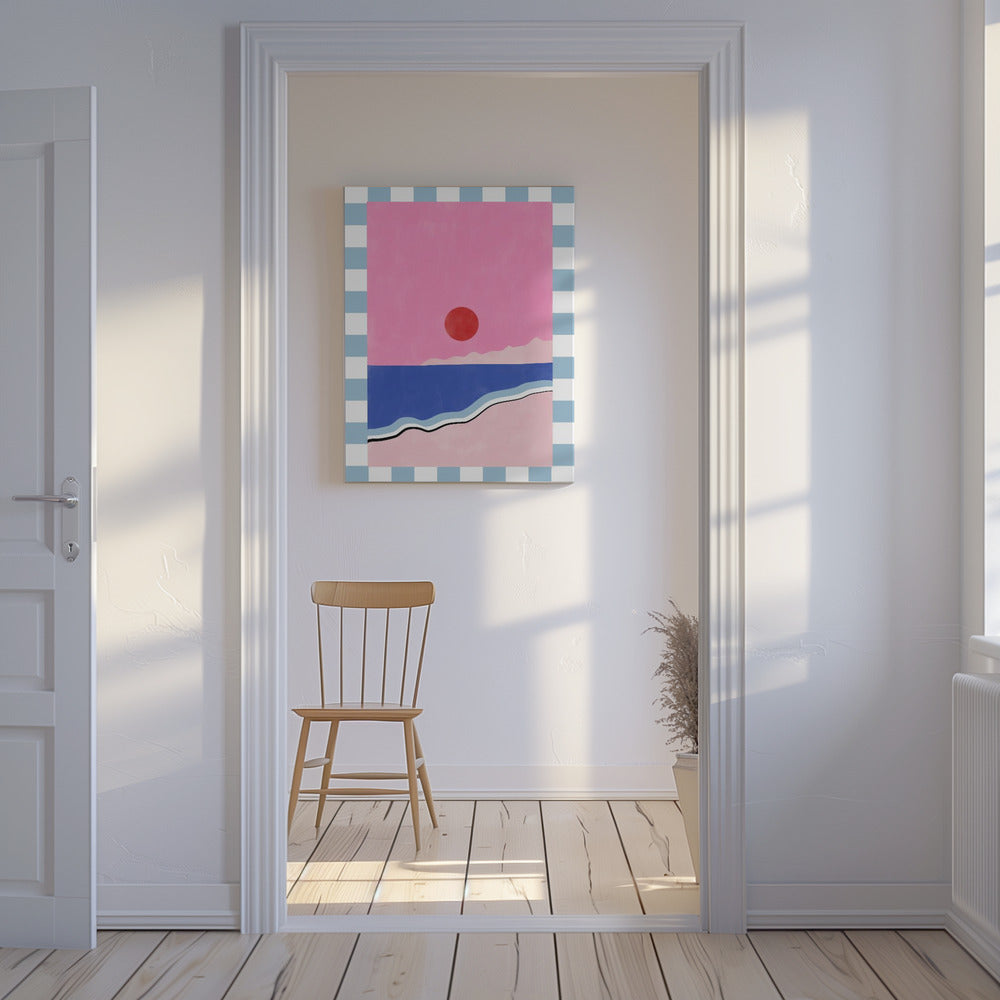 Minimalist Beach Scene | Canvas