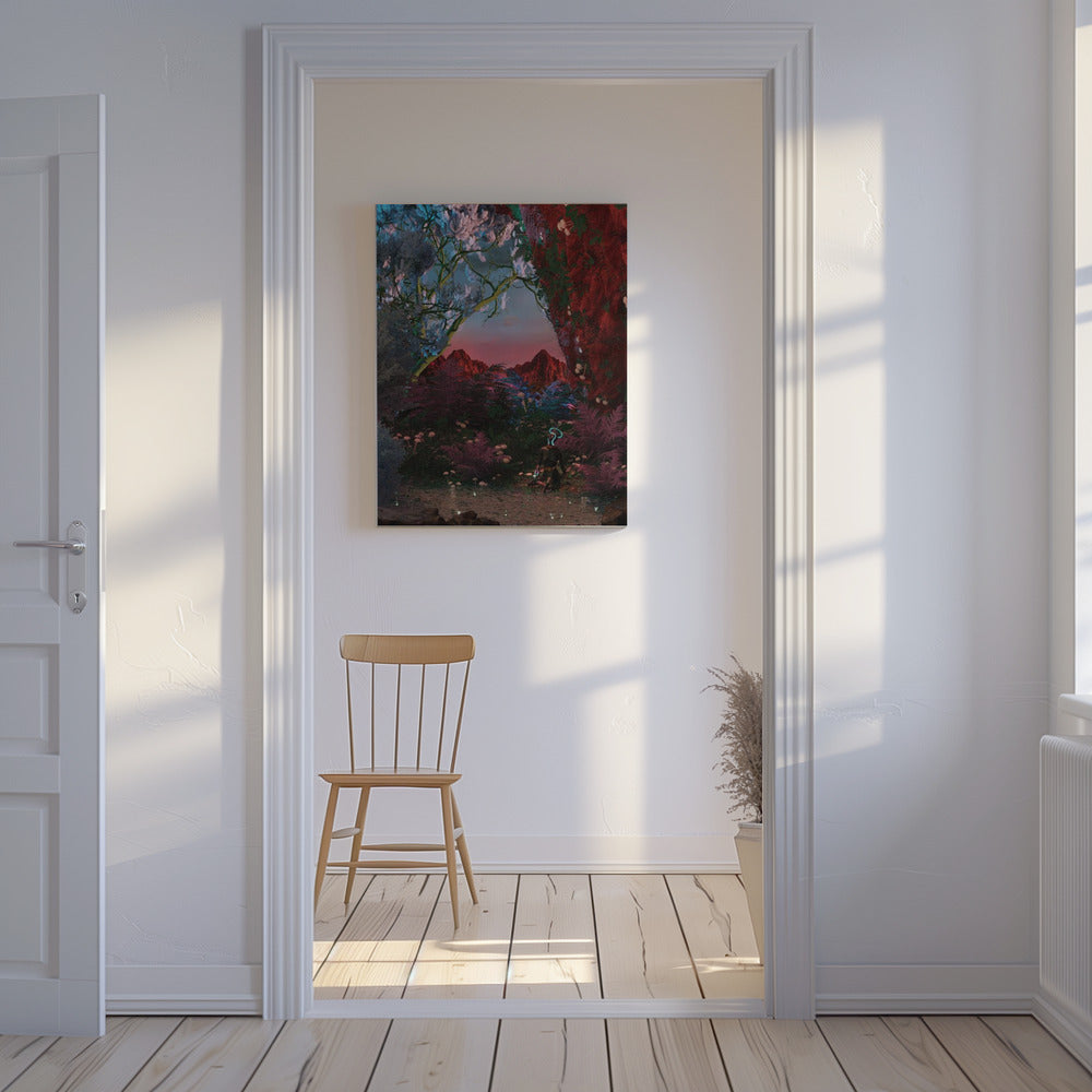 Stillleben mit Angelteich | Leinwand