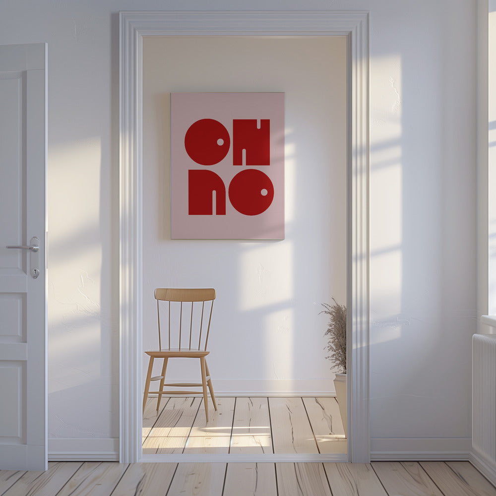 Fettes typografisches Echo | Leinwand