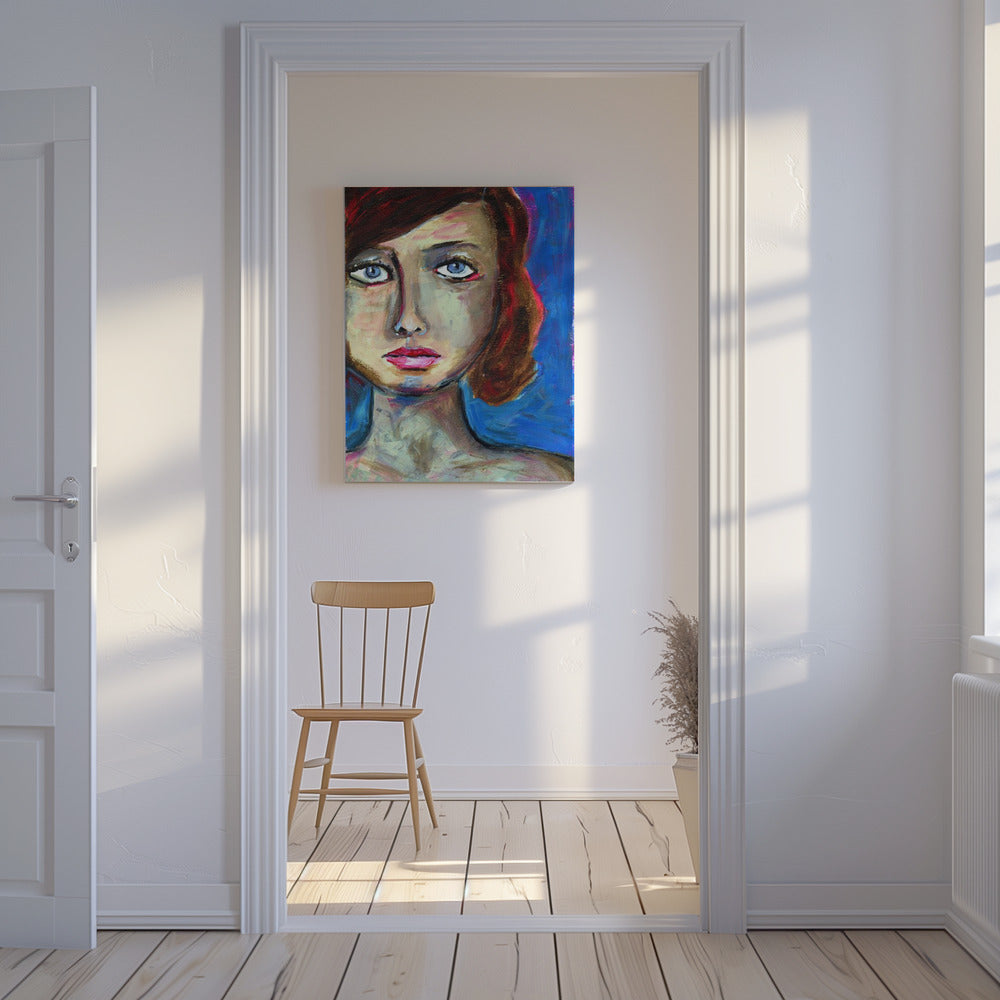 Blaue Augen | Leinwand