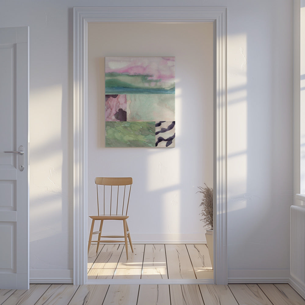 Watercolor abstract composition 10 | Canvas