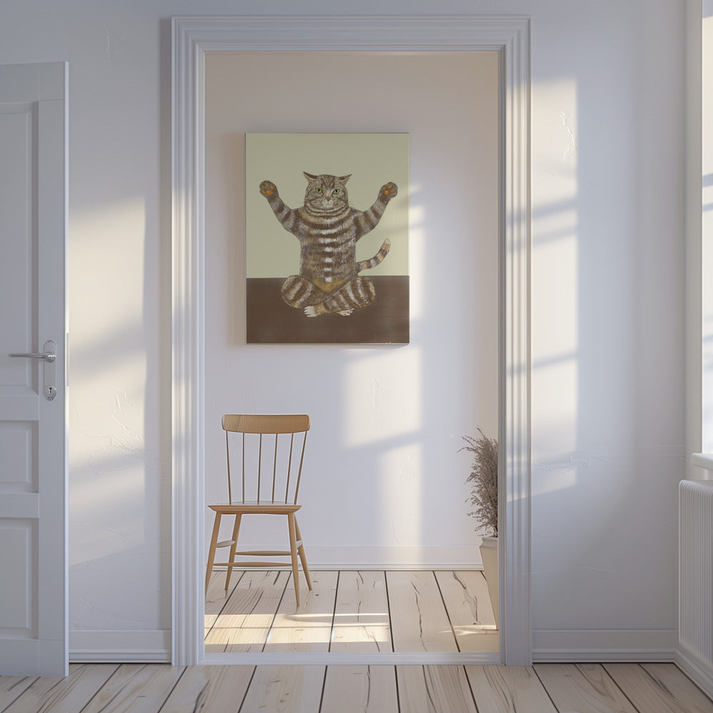 Yoga Cat | Canvas