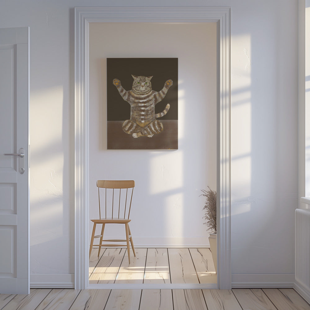 Yoga Cat | Canvas