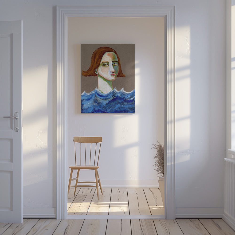 Der Schwimmer | Leinwand