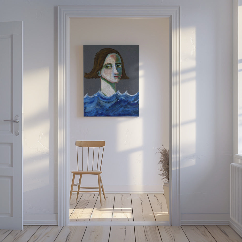 Der Schwimmer | Leinwand