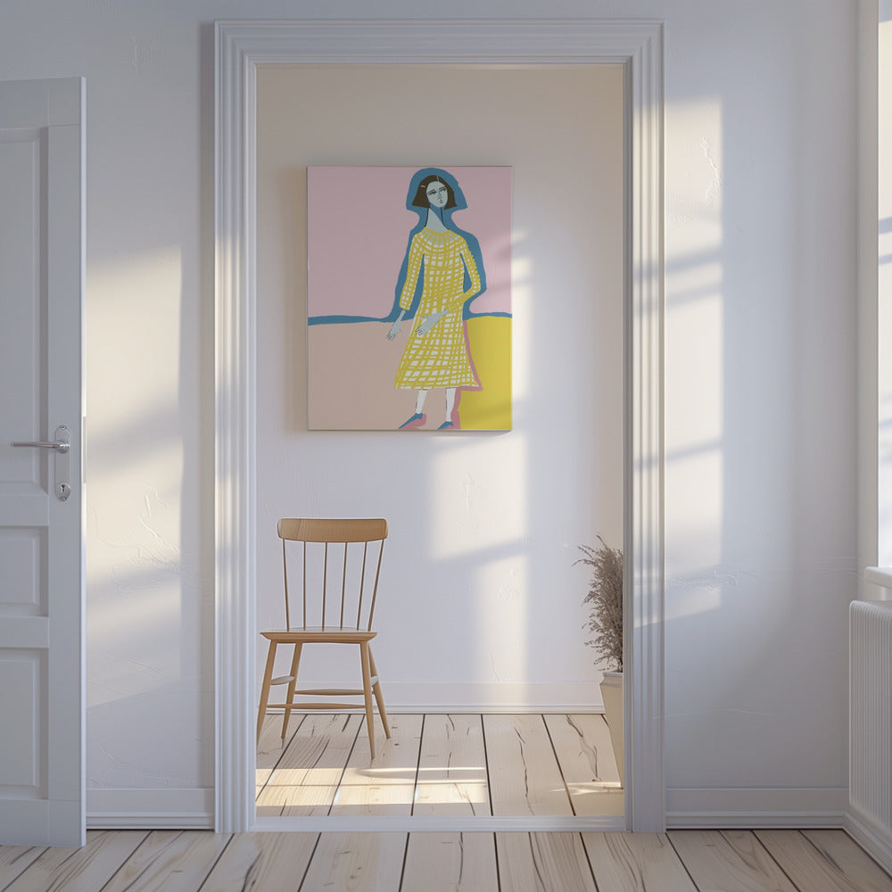 Blaue Dame | Leinwand