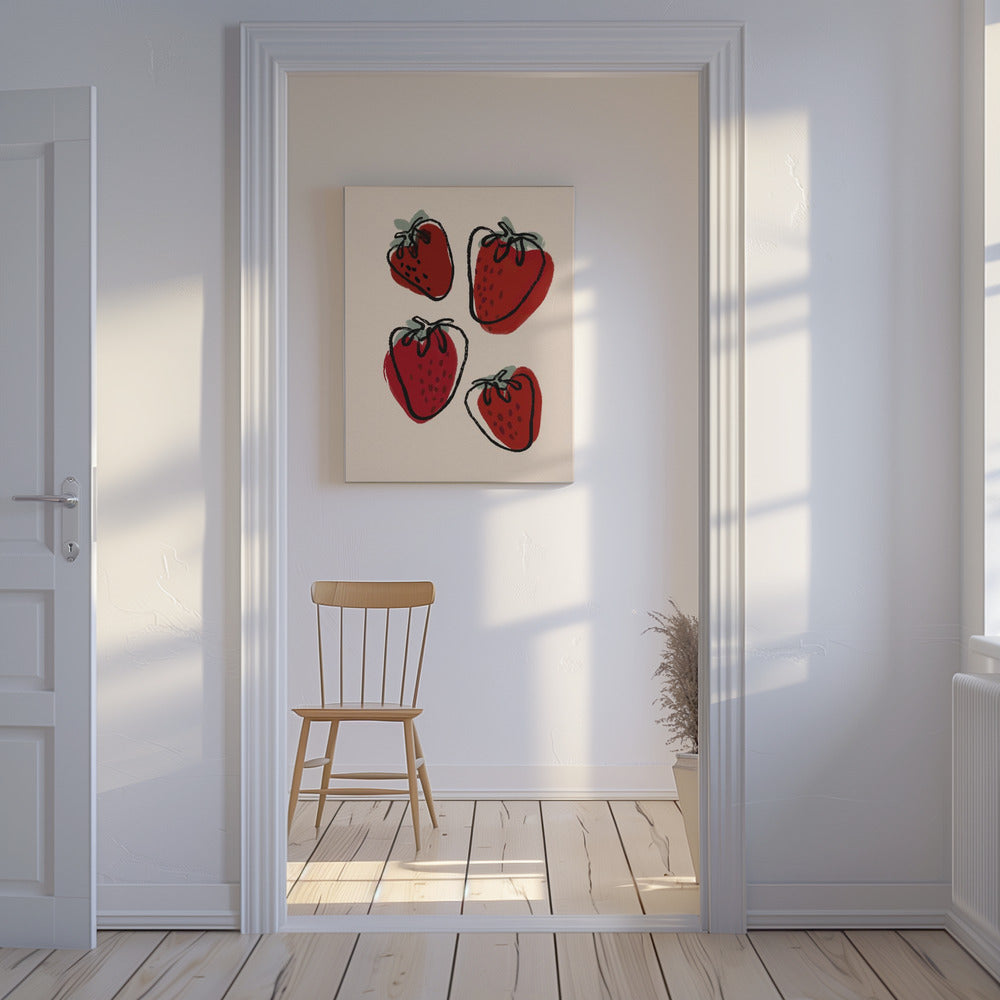 Berry Delight Sketch | Canvas