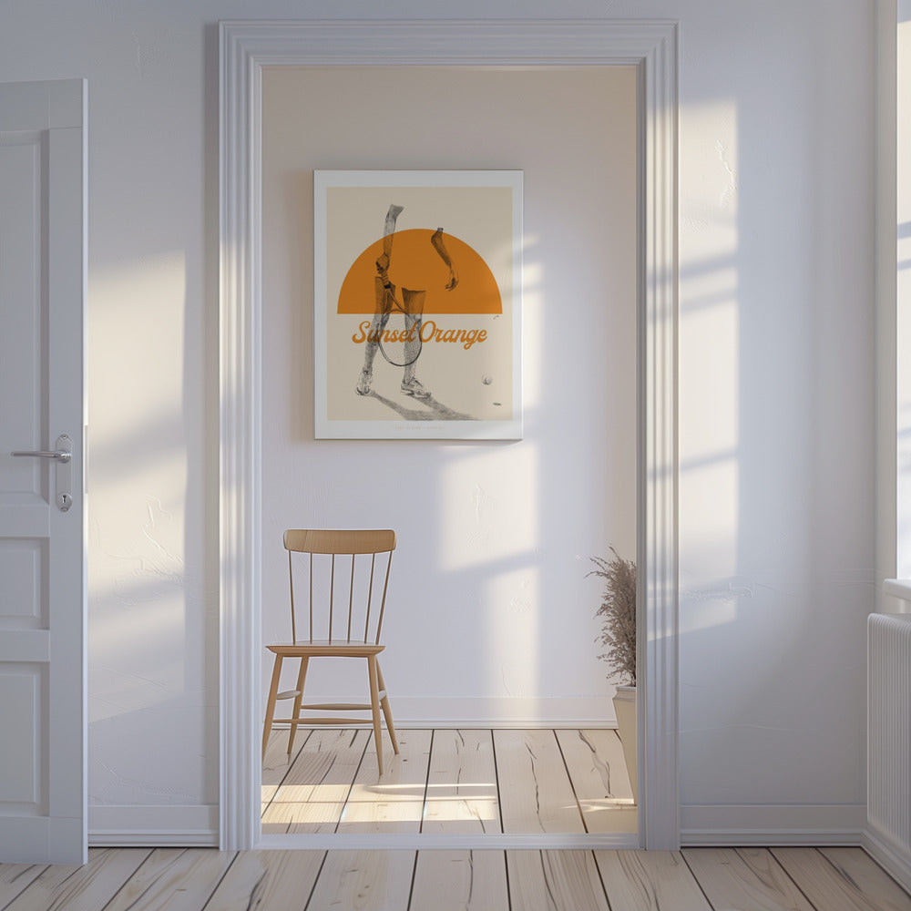 Sonnenuntergang Orange | Leinwand