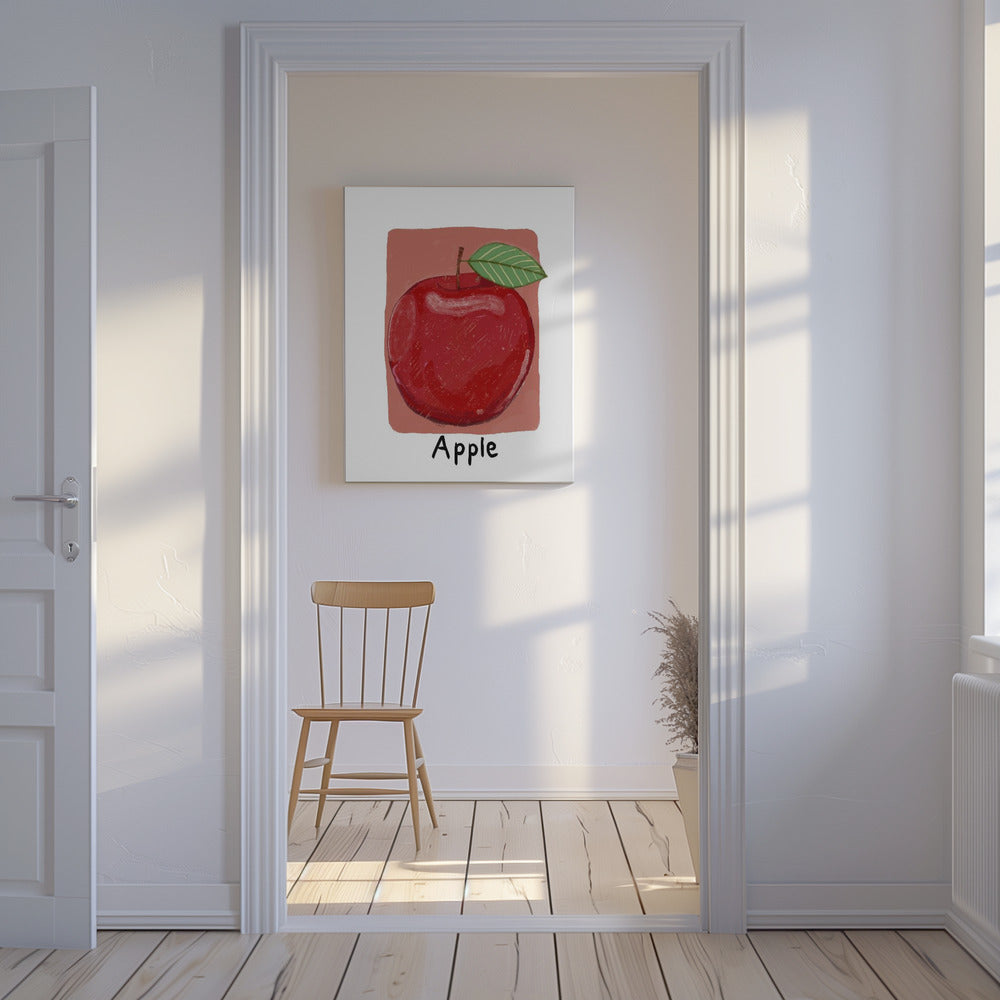 Roter Apfel | Leinwand