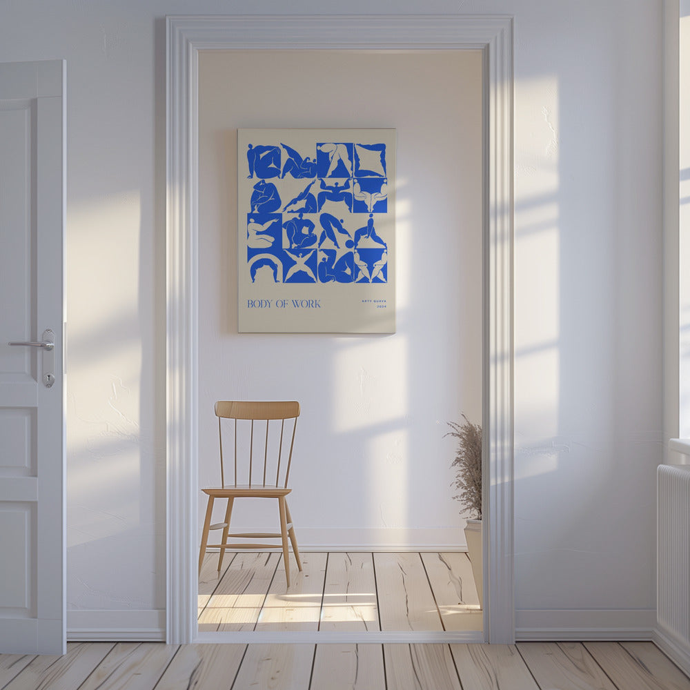 Werk (blau) | Leinwand
