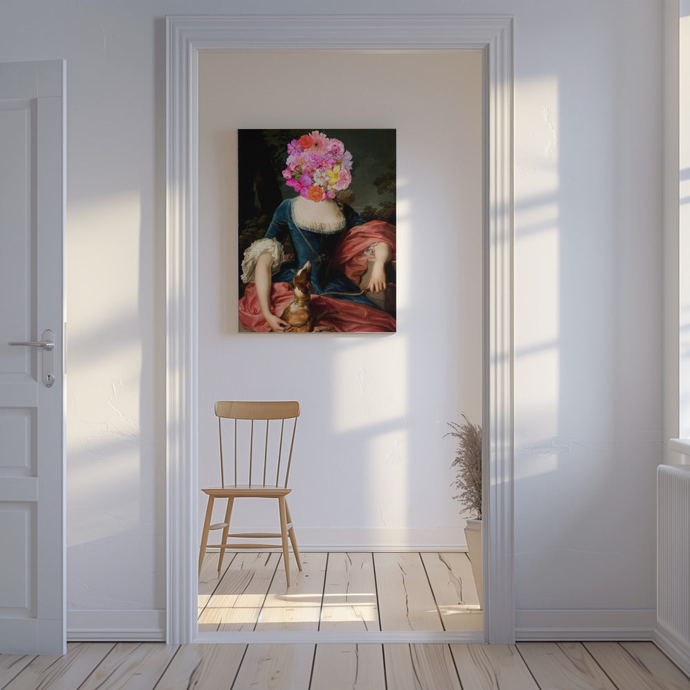 Blütengesicht | Leinwand