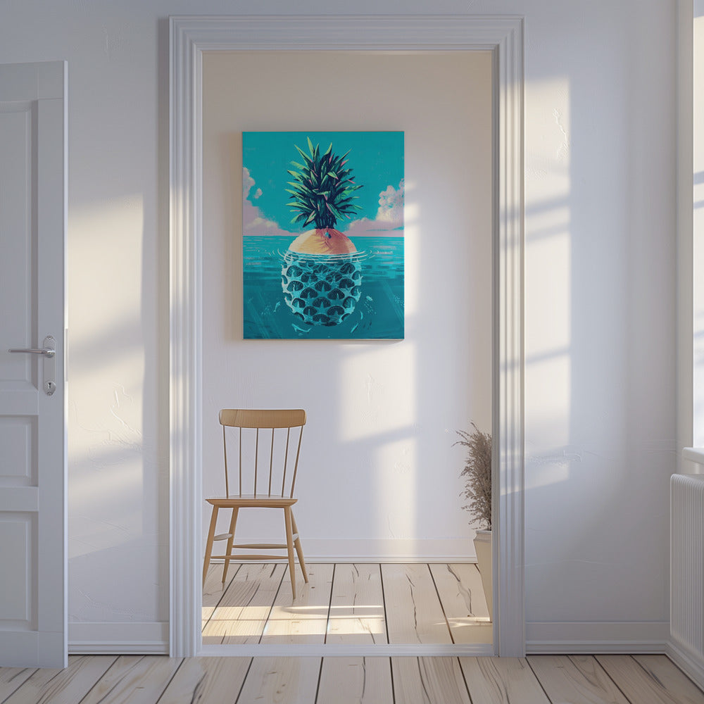 Stranded On Pineapple Island | Canvas