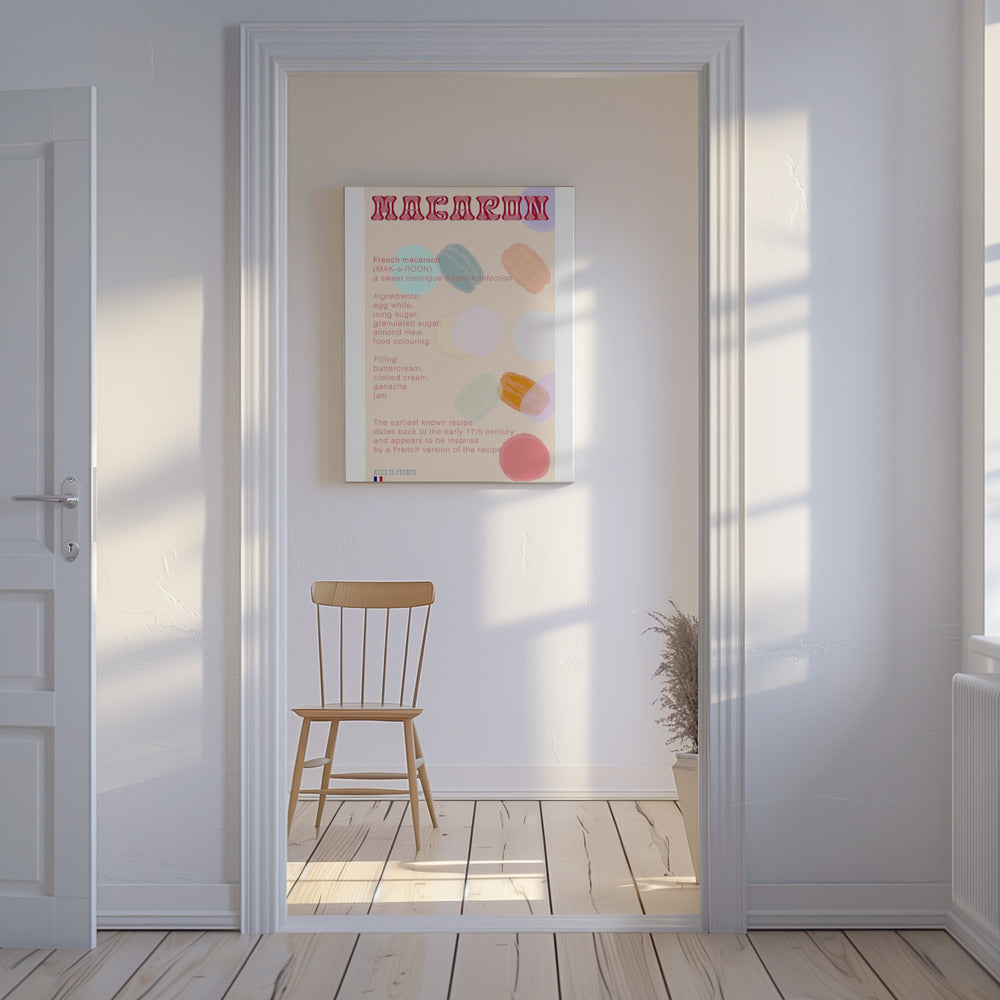 Macaron Kaffee | Leinwand