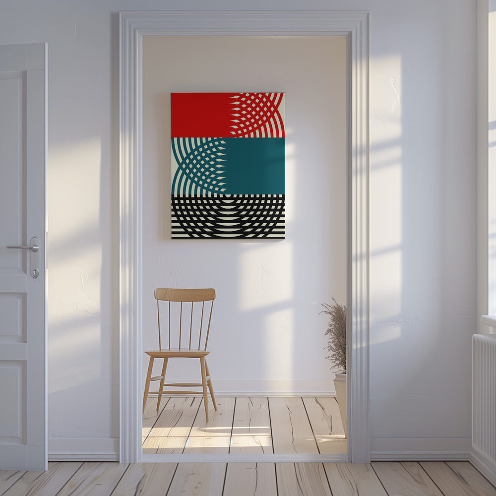 Symmetrische Echos | Leinwand