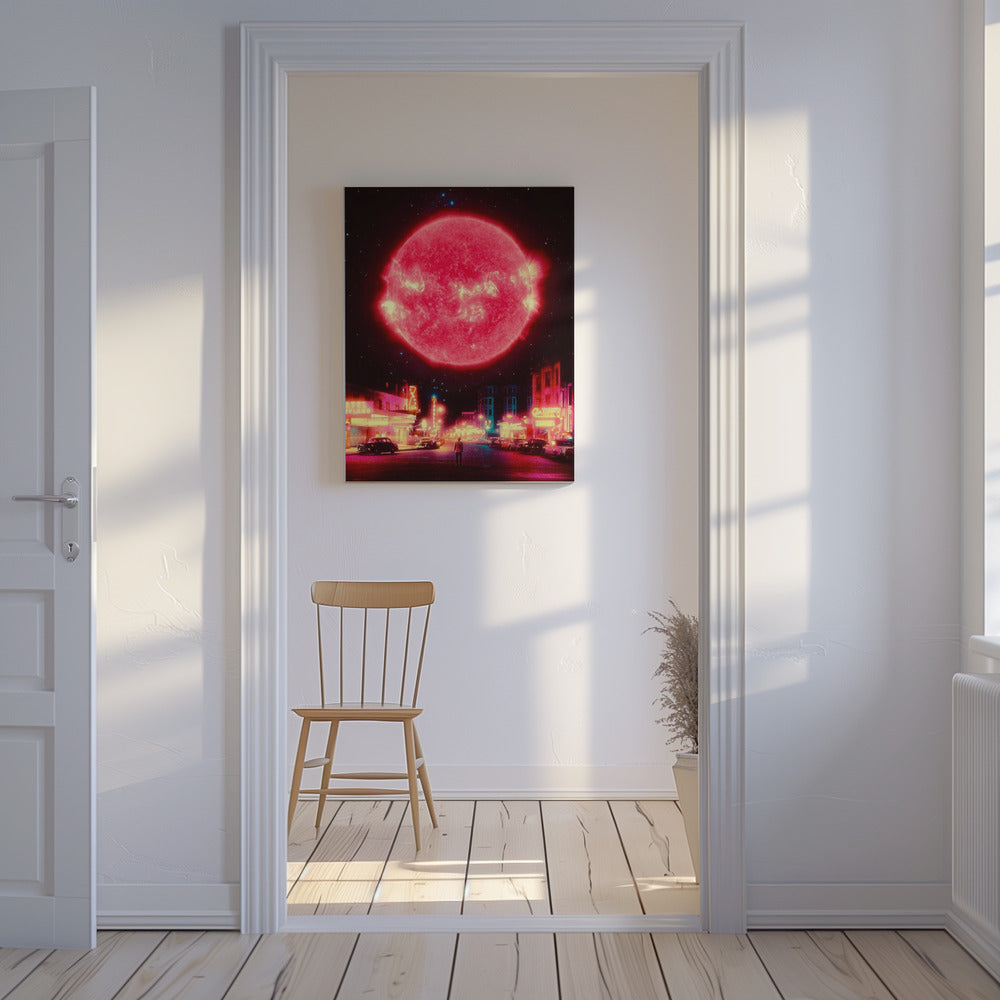 Neon Nightfall | Canvas