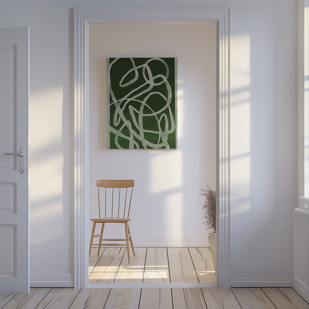 Emerald Whirlwind | Canvas