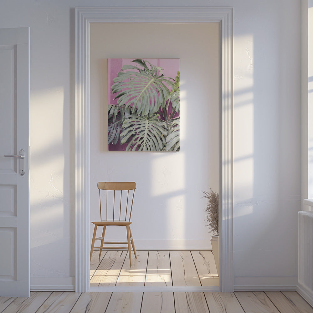 Monstera-Blatt La Muralla | Leinwand