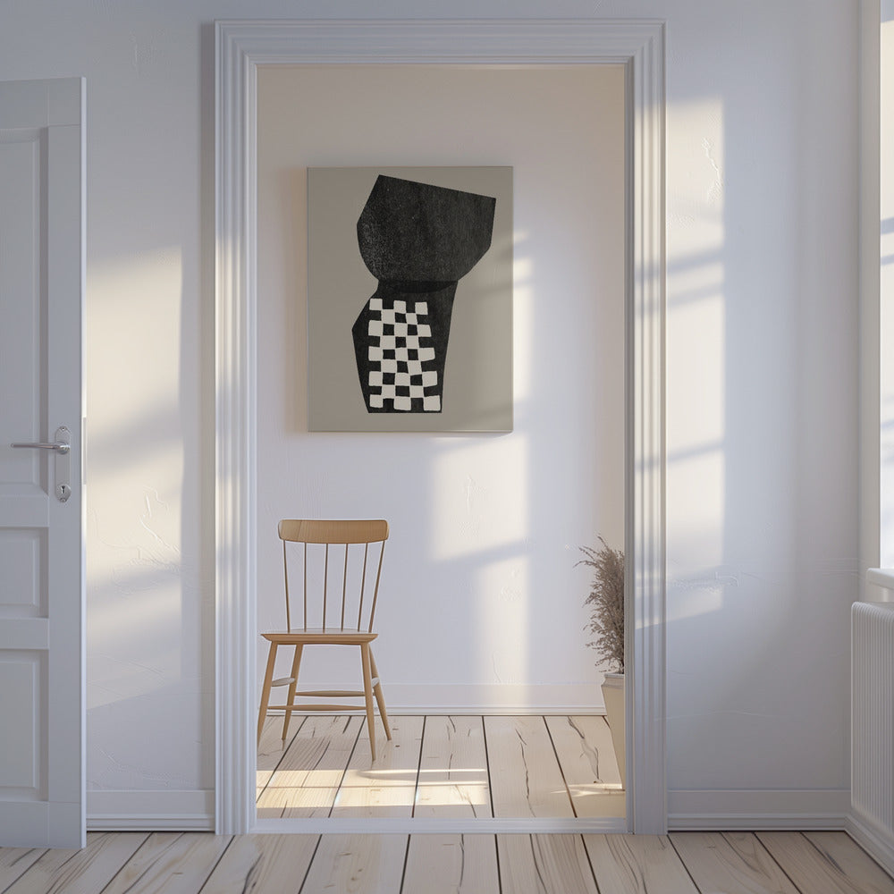 Checkered Abstraction | Canvas
