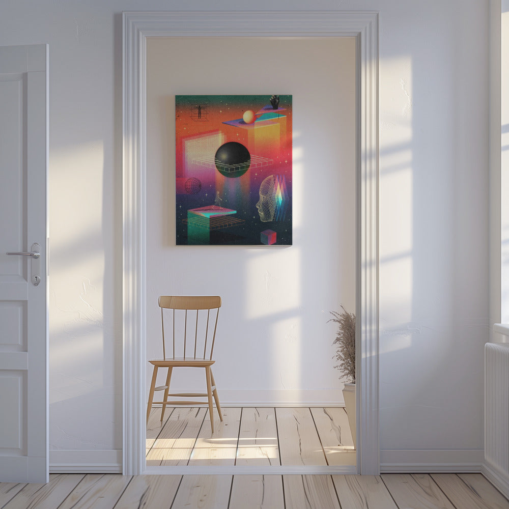 Zwischen den Dimensionen | Leinwand