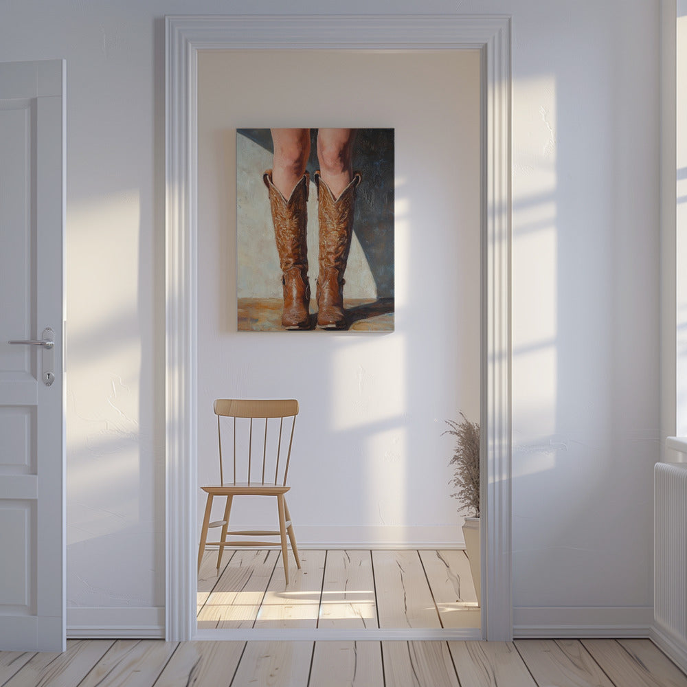 Cowboystiefel | Leinwand