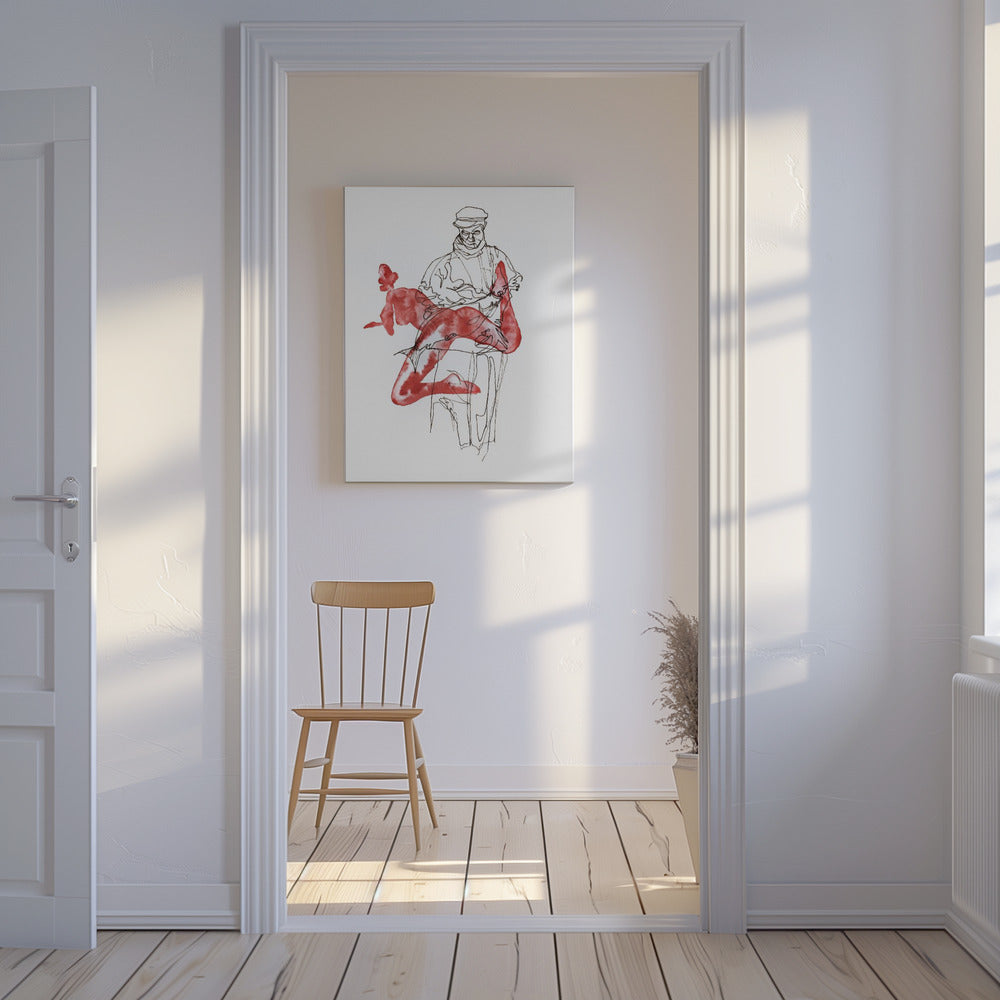 Fishers Frau | Canvas