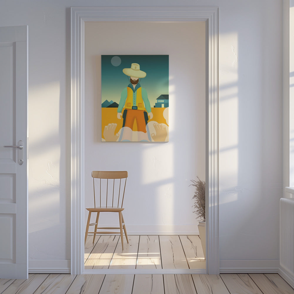 Showdown bei Sonnenaufgang | Leinwand