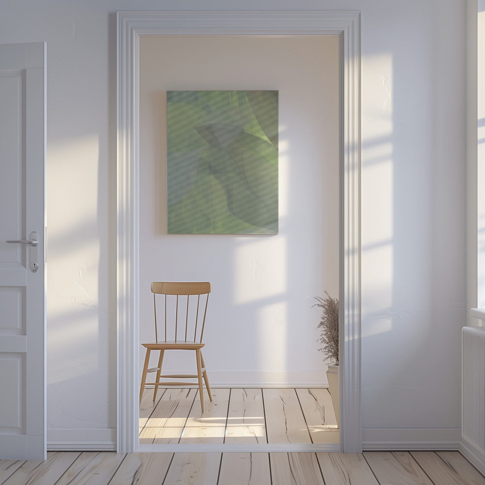 Soft Pastel Leaves 2 | Canvas