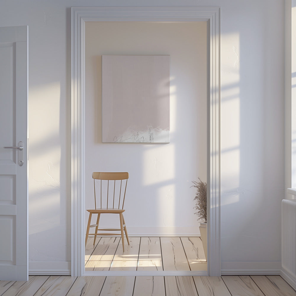 Whispers in Soft Beige | Leinwand