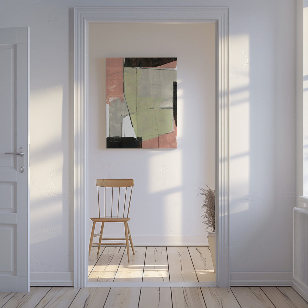 Abstrakte neutrale Architektur 1 | Leinwand