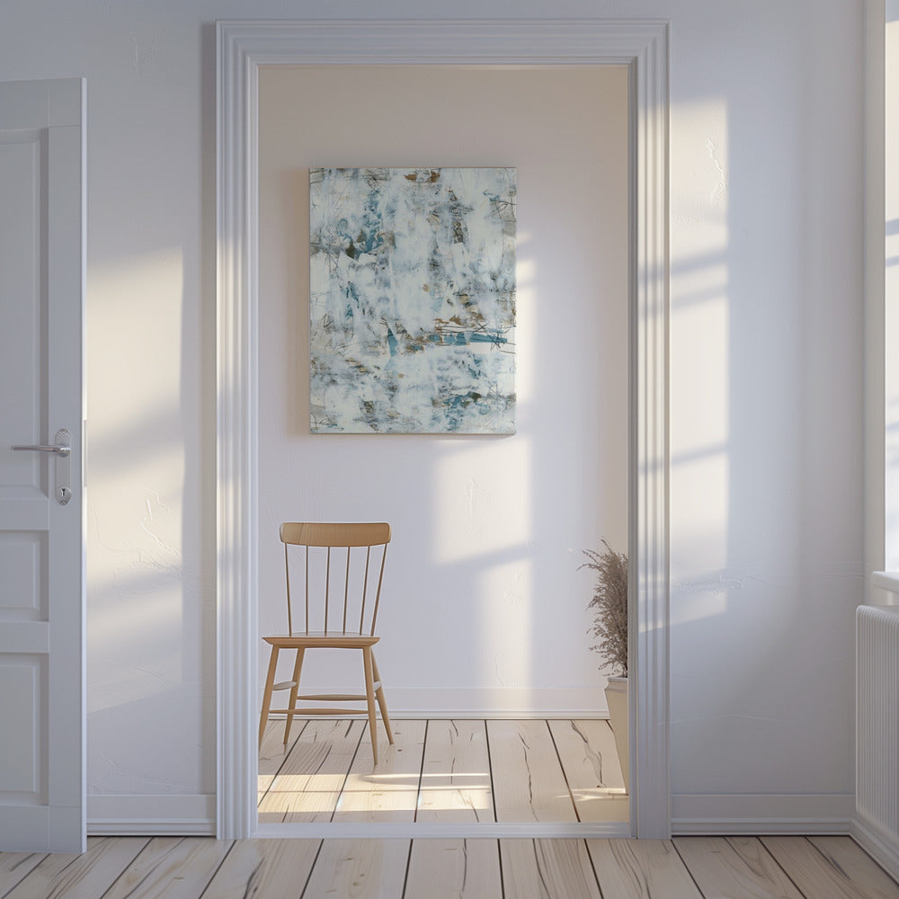 Abstract White Mist 2 | Canvas