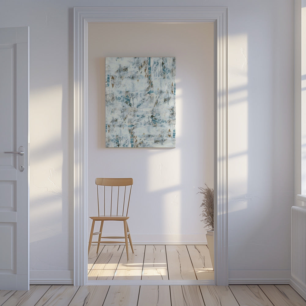 Abstract White Mist 3 | Canvas