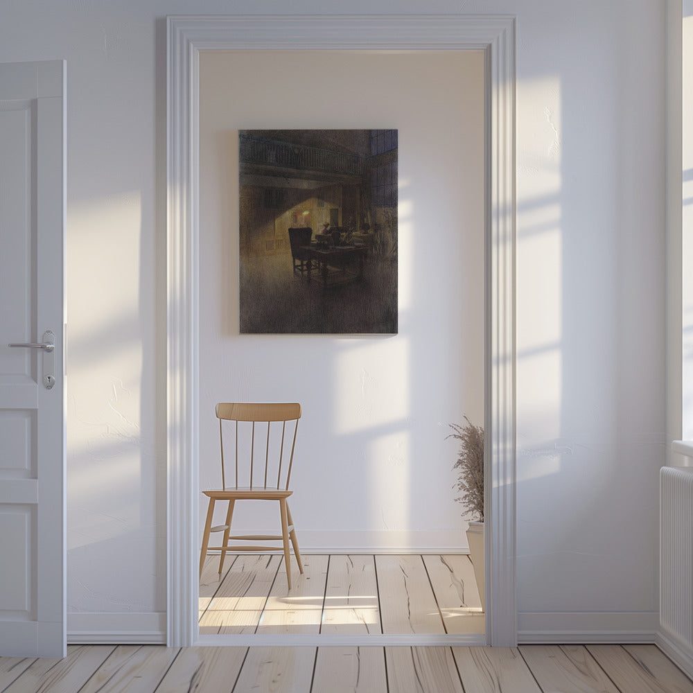 Am Klavier | Leinwand