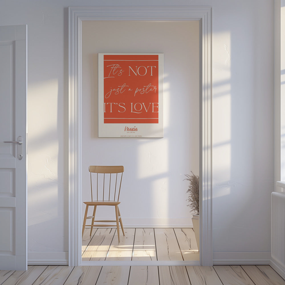 Über die Liebe. Poster | Leinwand