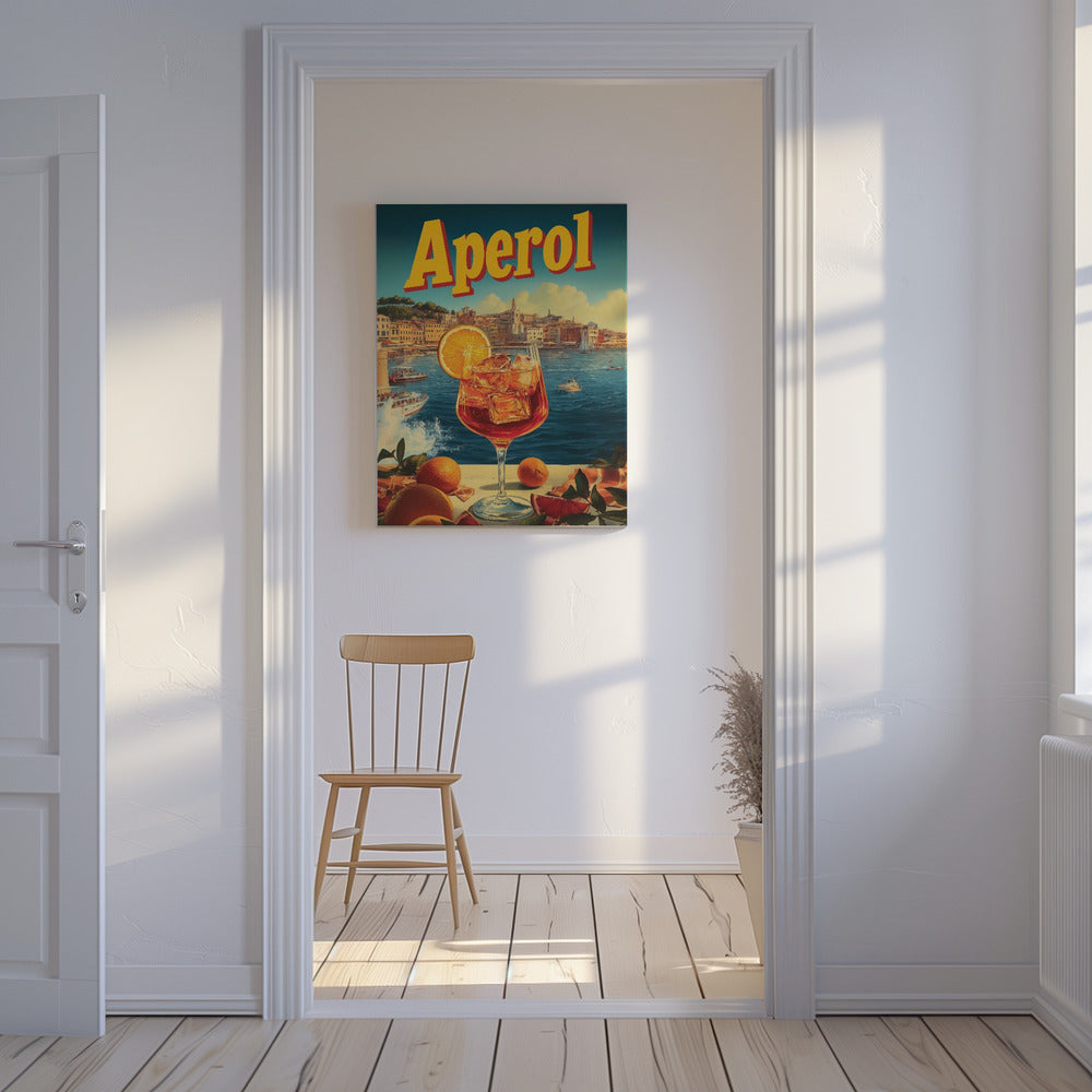 Aperol Vintage Werbung | Leinwand
