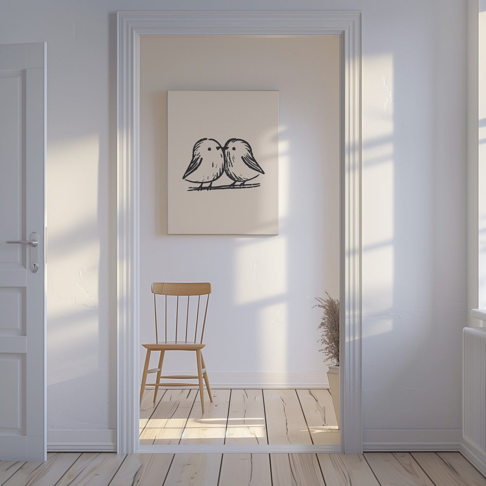 Vögel in Harmonie | Leinwand