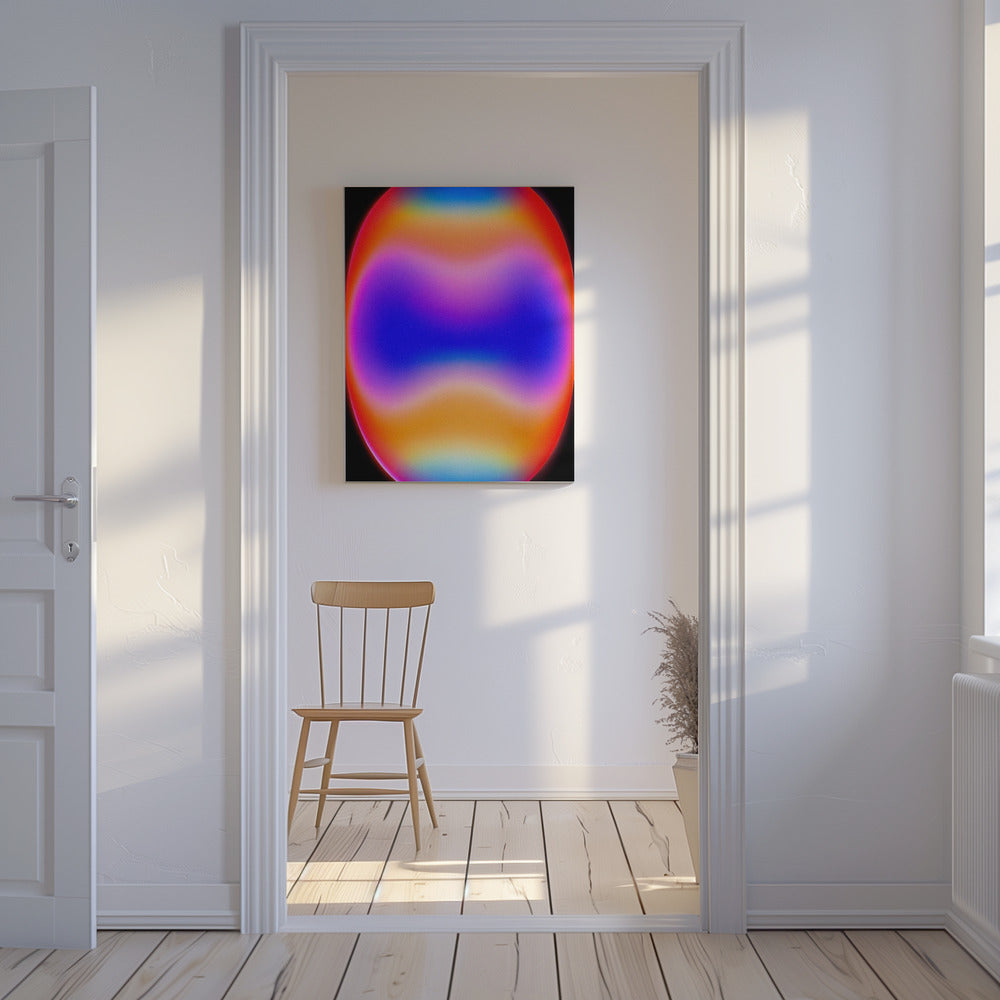 Paradies Farbverlauf Glow | Leinwand