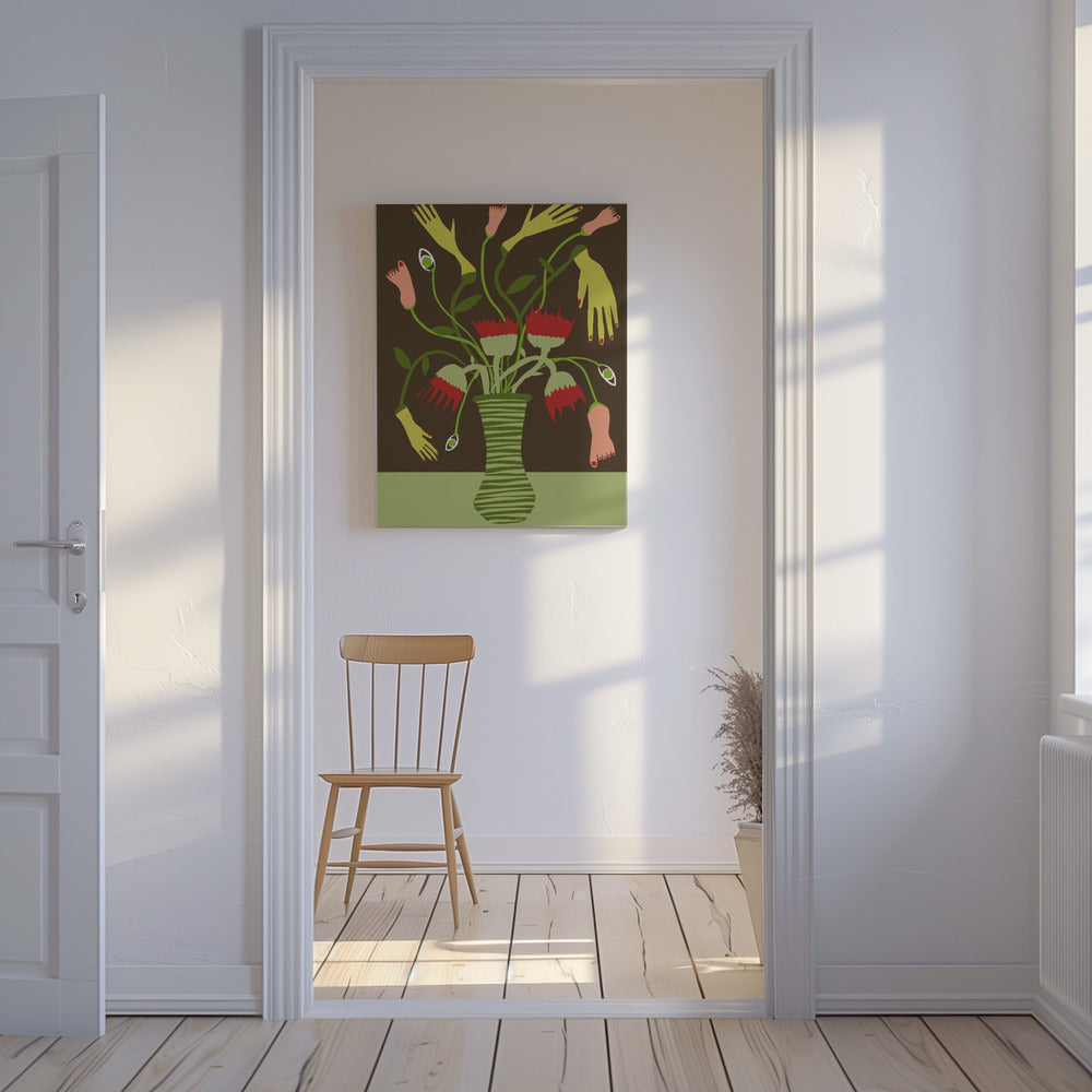 Die seltsame Vase | Leinwand