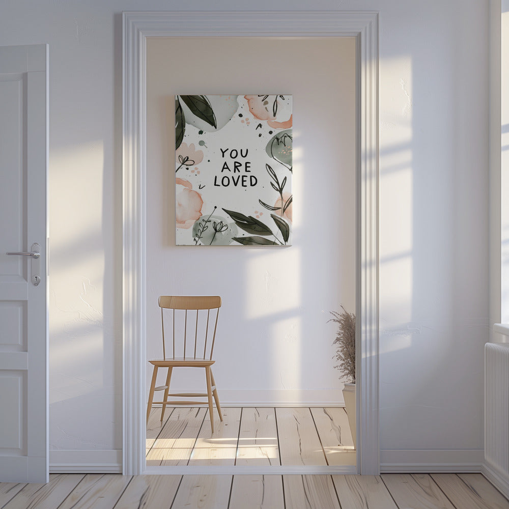 Florale Affirmation | Leinwand