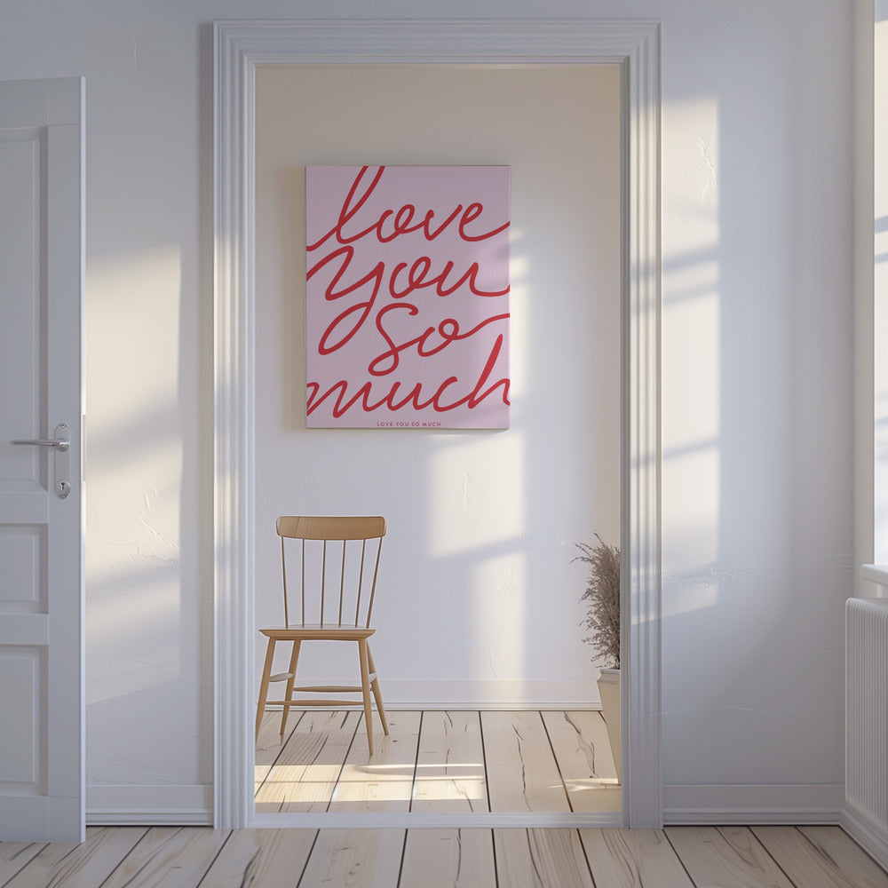 Ich liebe dich so sehr | Leinwand