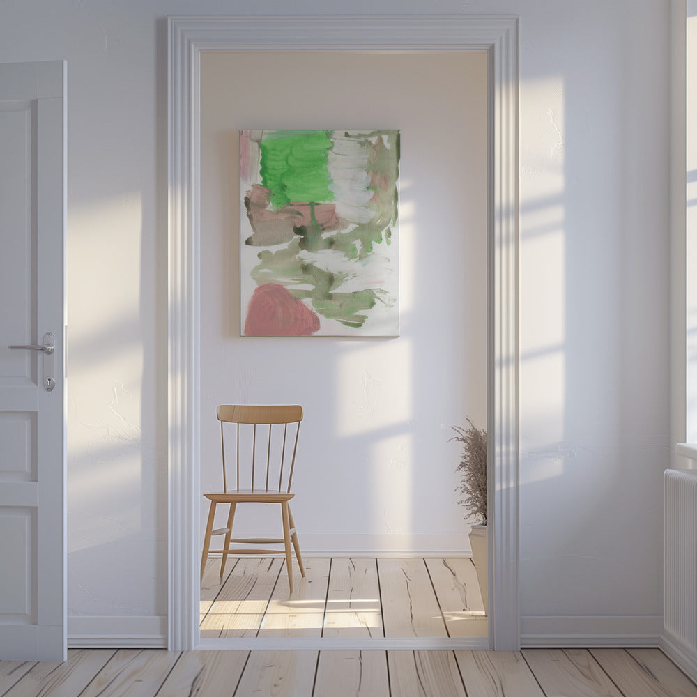 Aquarell Organische Formen 3 | Leinwand