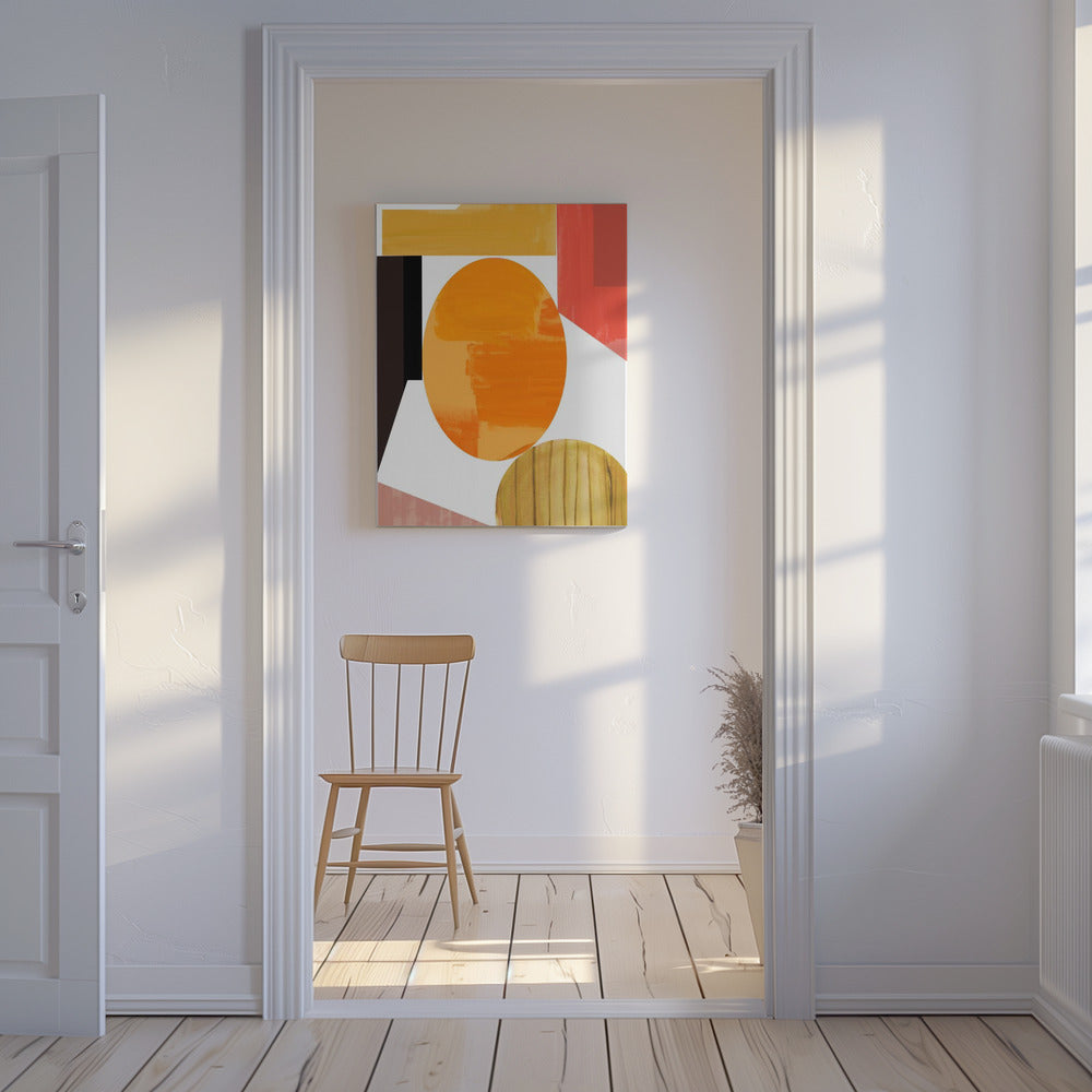 Geometrische Wärme Nr. 2 | Leinwand