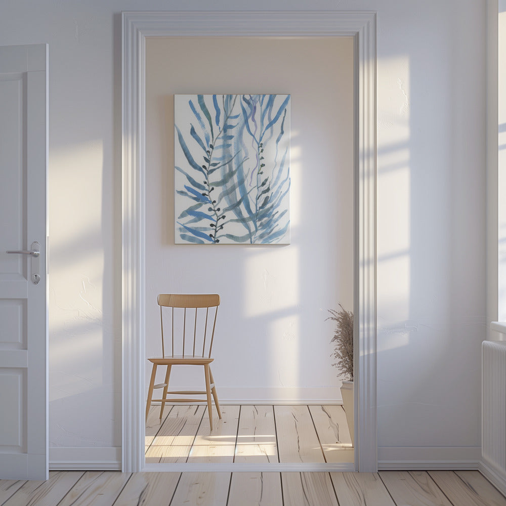Blaue Algen Nr. 1 | Leinwand